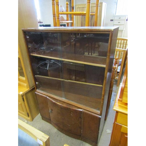 1259 - WALNUT BOOKCASE