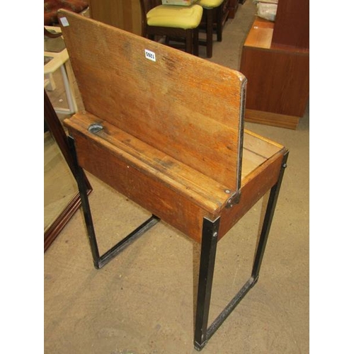 1265 - EARLY 20c SCHOOL DESK