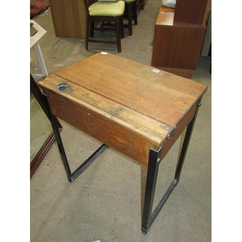 1265 - EARLY 20c SCHOOL DESK