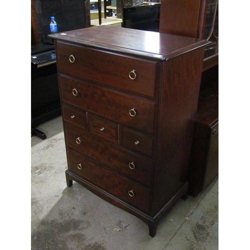 1292 - STAG MAHOGANY CHEST OF DRAWERS