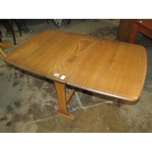 1319 - ERCOL OAK DROPLEAF TABLE