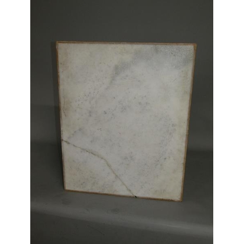 1721 - 19c ITALIAN MARBLE MOSAIC PLAQUE A/F 58cms H