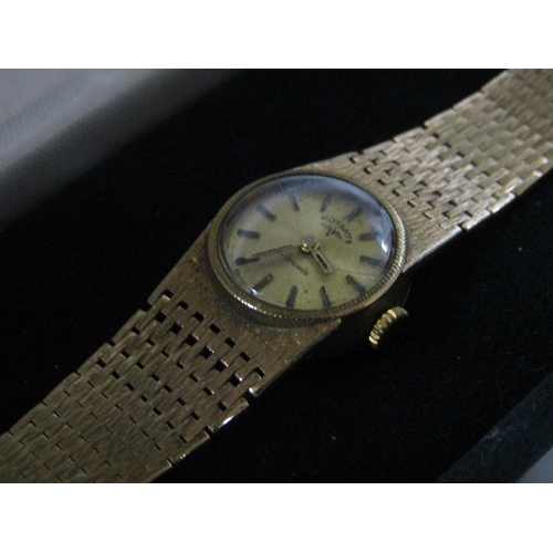 1753 - ROTARY LADIES 9ct GOLD WRISTWATCH - 25g OVERALL