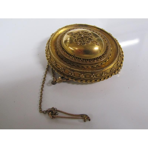 1756B - VICTORIAN MEMORIAM BROOCH; BAR BROOCH, 15G