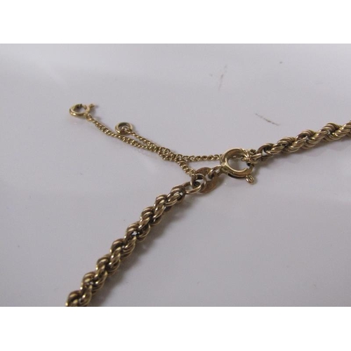 1790 - 9ct GOLD CHAIN - 5g 56cms L