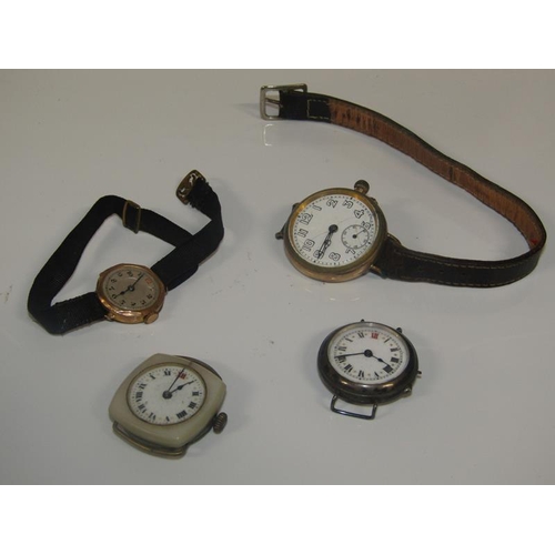 1870A - FOUR EARLY 19C WATCH MOVEMENTS