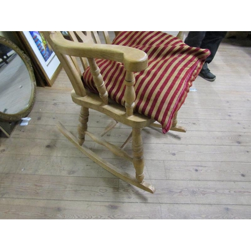 2140 - ASH WINDSOR ROCKING CHAIR 118 cms h