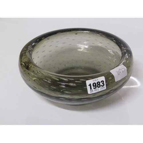 1983 - WHITEFRIARS CONTROL BUBBLE BOWL, 22CM DIAM.