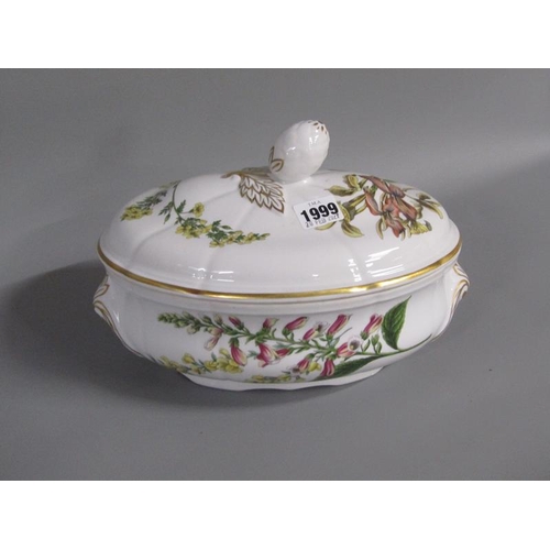 1999 - SPODE STAFFORD FLOWERS TUREEN AND COVER, 31CM W