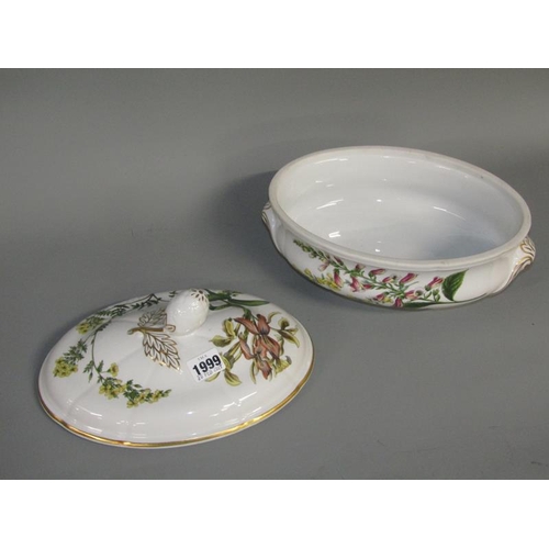 1999 - SPODE STAFFORD FLOWERS TUREEN AND COVER, 31CM W