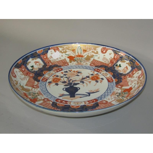 2000 - 19C JAPANESE IMARI CHARGER, 41.5CM DIAM.