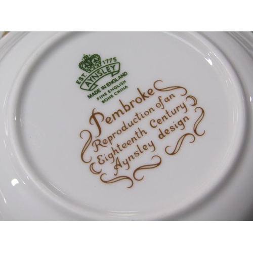 2006 - AINSLEY PEMBROKE DINNER SERVICE - TUREENS, PLATES, DISHES ETC, DINNER PLATE 26.5CM DIAM