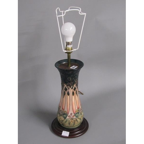 2019 - MOORCROFT TABLE LAMP, 58CM H INCL FITTINGS