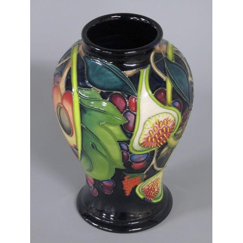 2022 - MOORCROFT QUEEN'S CHOICE VASE DESIGNED BY EMMA BOSSOMS, 16CM H