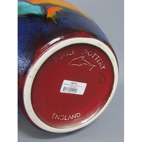 2024 - LARGE POOLE POTTERY GRAFFITI GINGER JAR, 34CM H