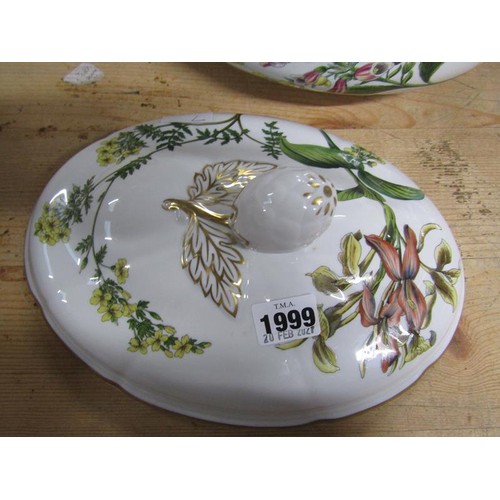 1999 - SPODE STAFFORD FLOWERS TUREEN AND COVER, 31CM W