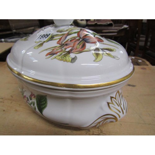 1999 - SPODE STAFFORD FLOWERS TUREEN AND COVER, 31CM W