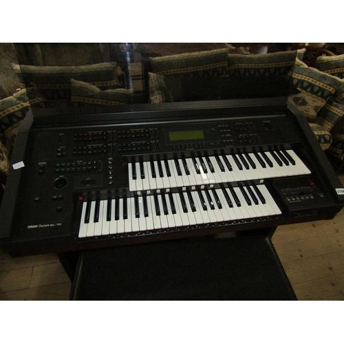 2158 - YAMAHA ELECTONE ELECTRIC ORGAN 103 x 98cms