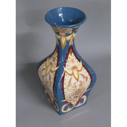 2077 - COBRIGHT STONEWARE VASE BY SIEN LEEPER LTD ED. NO 10/10, 30.5CM H