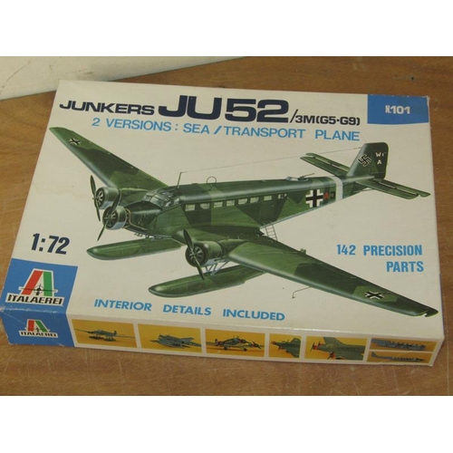 1737 - BOX OF REVELL AND AIRFIX MILITARY AND AVIATION MODELS AND FIGURES