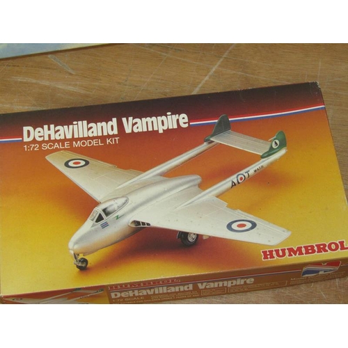 1737 - BOX OF REVELL AND AIRFIX MILITARY AND AVIATION MODELS AND FIGURES