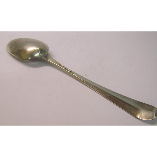 187 - A George III Hester Bateman table spoon, London 1790, 2.4ozt.