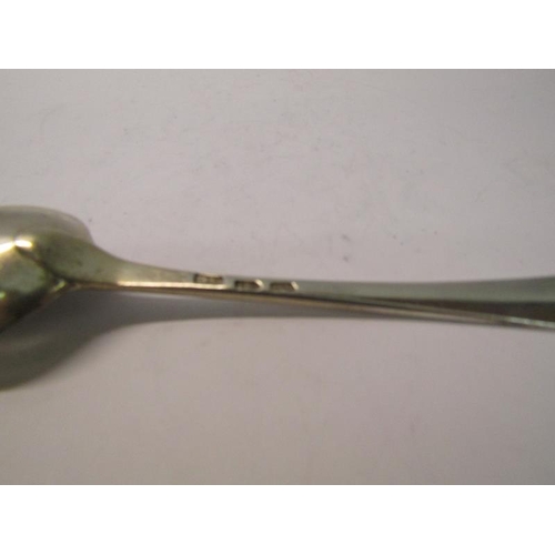 187 - A George III Hester Bateman table spoon, London 1790, 2.4ozt.