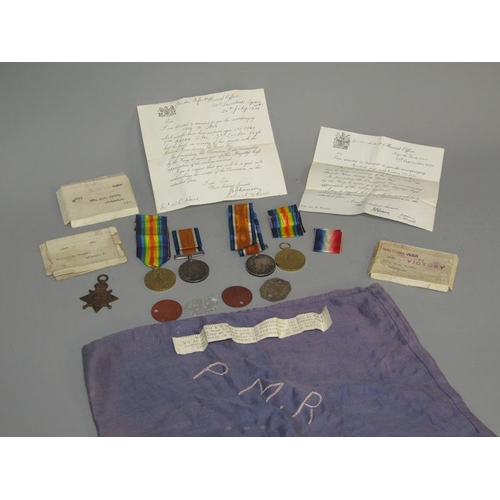 101 - A collection of Military medals and associated for Private Reeve SM, third London Regiment including... 