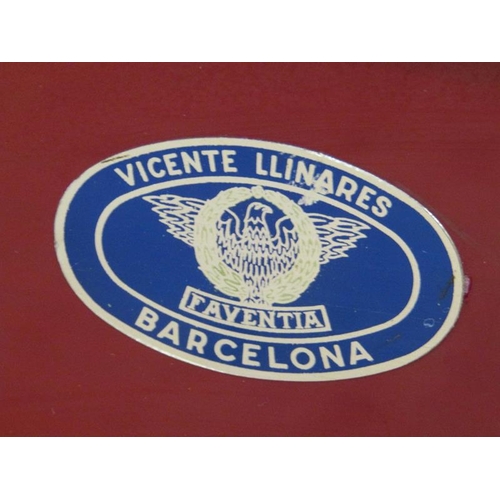 15 - A 1950's Vicente Llinares Fabentia of Barcelona barrel piano (hurdy gurdy) wagon cart organ playing ... 