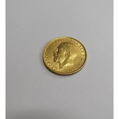 116 - A 1913 gold sovereign.