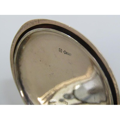 98A - A 9ct gold cased half hunter pocket watch with a movement stamped Tavannes Watch Co, total 7.9g, 4.7... 