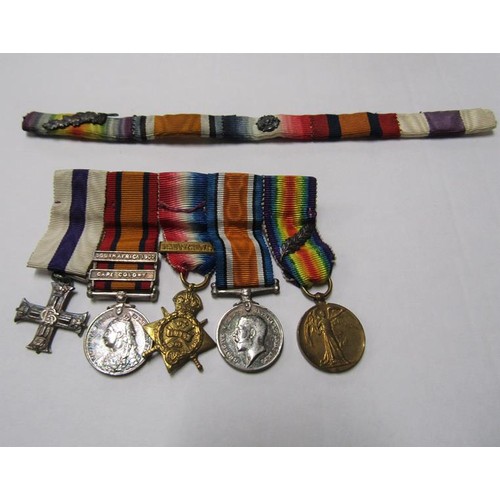 100 - A group of five medals to Captain JFP Thornburn RFA, comprising Military Cross George V issue, 1914/... 