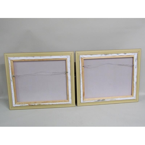 1160 - WILKINSON - A PAIR OF FRAMED OIL ON CANVAS CONTEMPORARY SUBJECTS