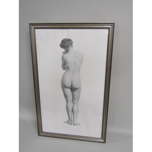 1167 - WOOTTON - PAIR OF F/G LIMITED EDITION BLACK AND WHITE PRINTS, FEMALE NUDES TOGETHER WITH A ROLLED PR... 