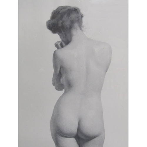 1167 - WOOTTON - PAIR OF F/G LIMITED EDITION BLACK AND WHITE PRINTS, FEMALE NUDES TOGETHER WITH A ROLLED PR... 