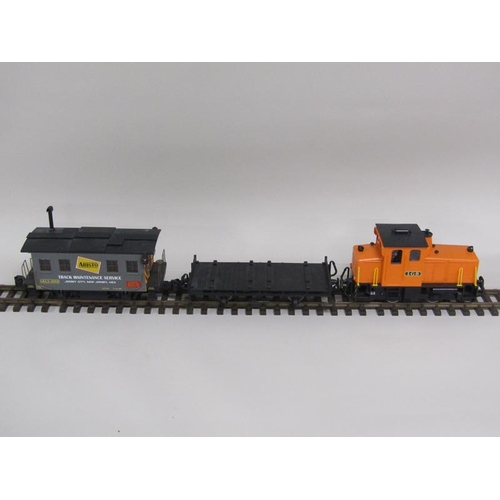 1199 - LARGE COLLECTION OF LEHMANN L.G.B MODEL RAILWAY ENGINES, CARRIAGES, ROLLING STOCK, TRACK ETC; BOOKS ... 