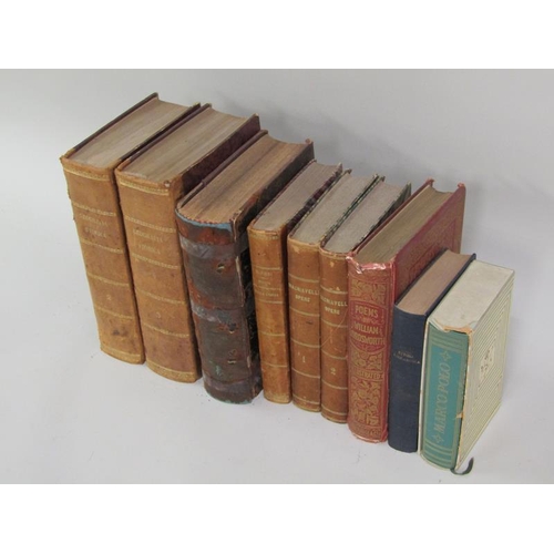 1256 - QTY OF LEATHER BOUND BOOKS TO INCL VOLUMES II & III OF GEOGRAFIA STORICA