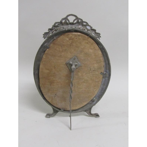 1268 - FRENCH CAST METAL FRAME, 46CM H