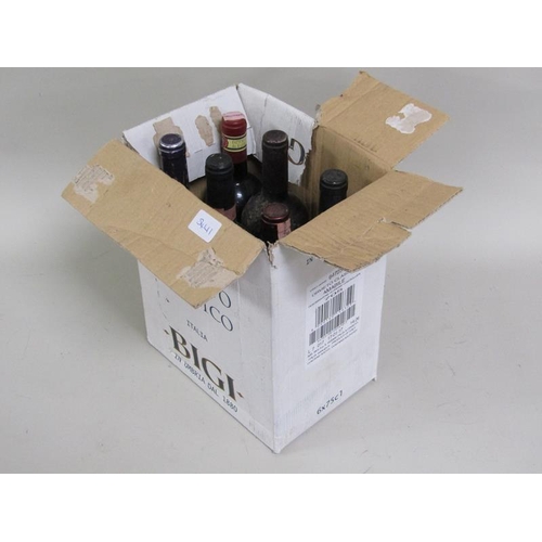 1273 - SIX BOTTLES OF RED WINE