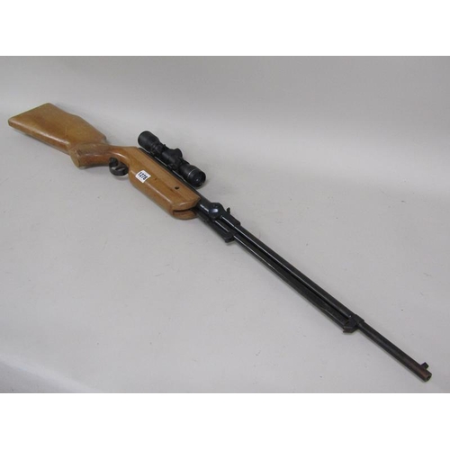 1278 - AIR RIFLE AND SCOPE, 115CML