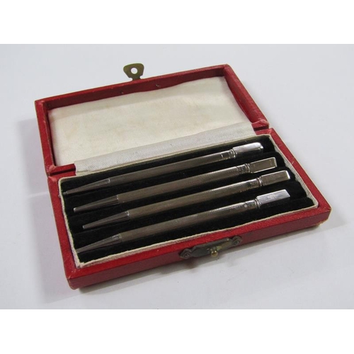 1394 - BOX OF FOUR SILVER BRIDGE PENCILS