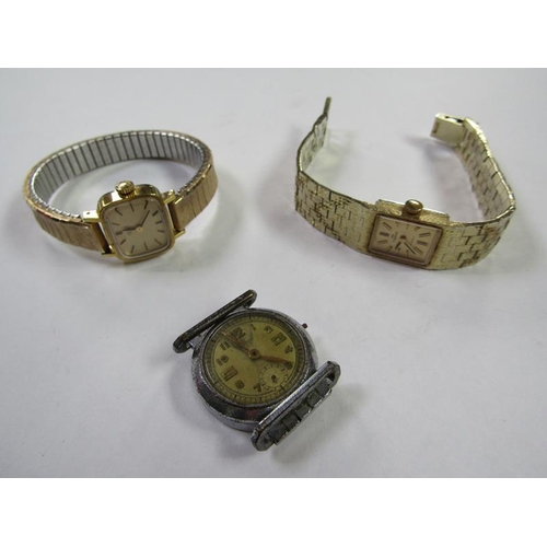 1403 - COLLECTION OF NINE LADIES AND GENTS WATCHES, VARIOUS MAKES