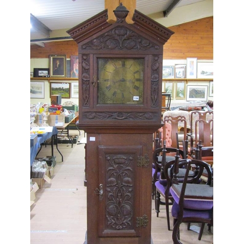 1196 - VICTORIAN LONGCASE CLOCK