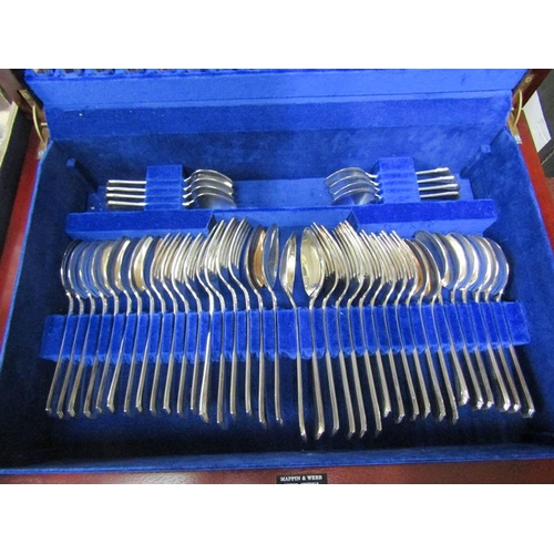 1607 - CANTEEN OF MAPPIN AND WEBB SILVER PLATED CUTLERY