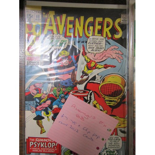 1202 - THREE BOXES OF MARVEL AVENGERS COMICS