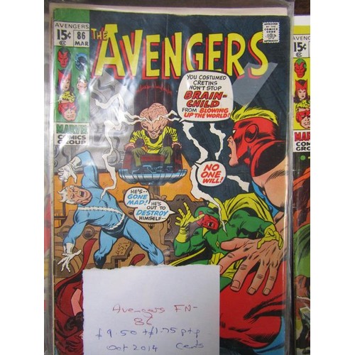 1202 - THREE BOXES OF MARVEL AVENGERS COMICS