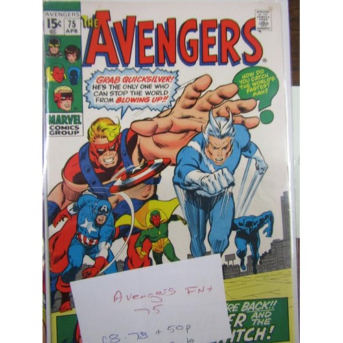 1202 - THREE BOXES OF MARVEL AVENGERS COMICS