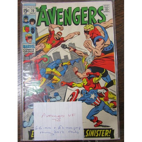 1202 - THREE BOXES OF MARVEL AVENGERS COMICS