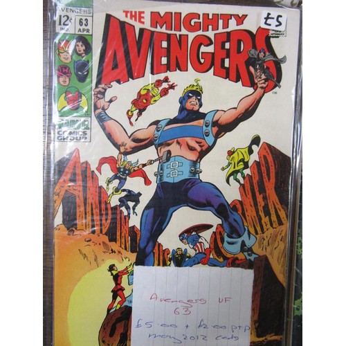 1202 - THREE BOXES OF MARVEL AVENGERS COMICS