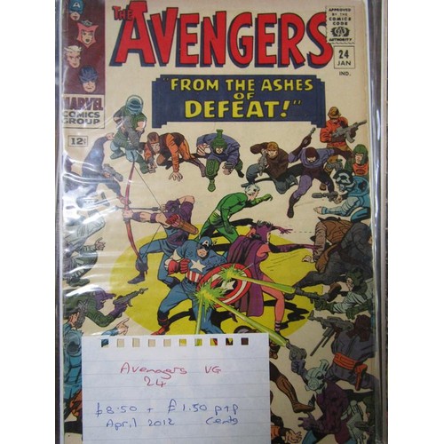 1202 - THREE BOXES OF MARVEL AVENGERS COMICS